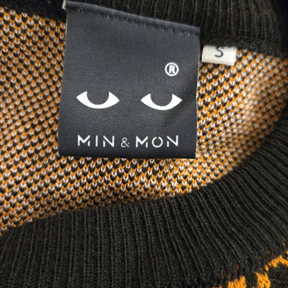 Min & Mon Black and Orange Tiger Sweater - Picture 5 of 7